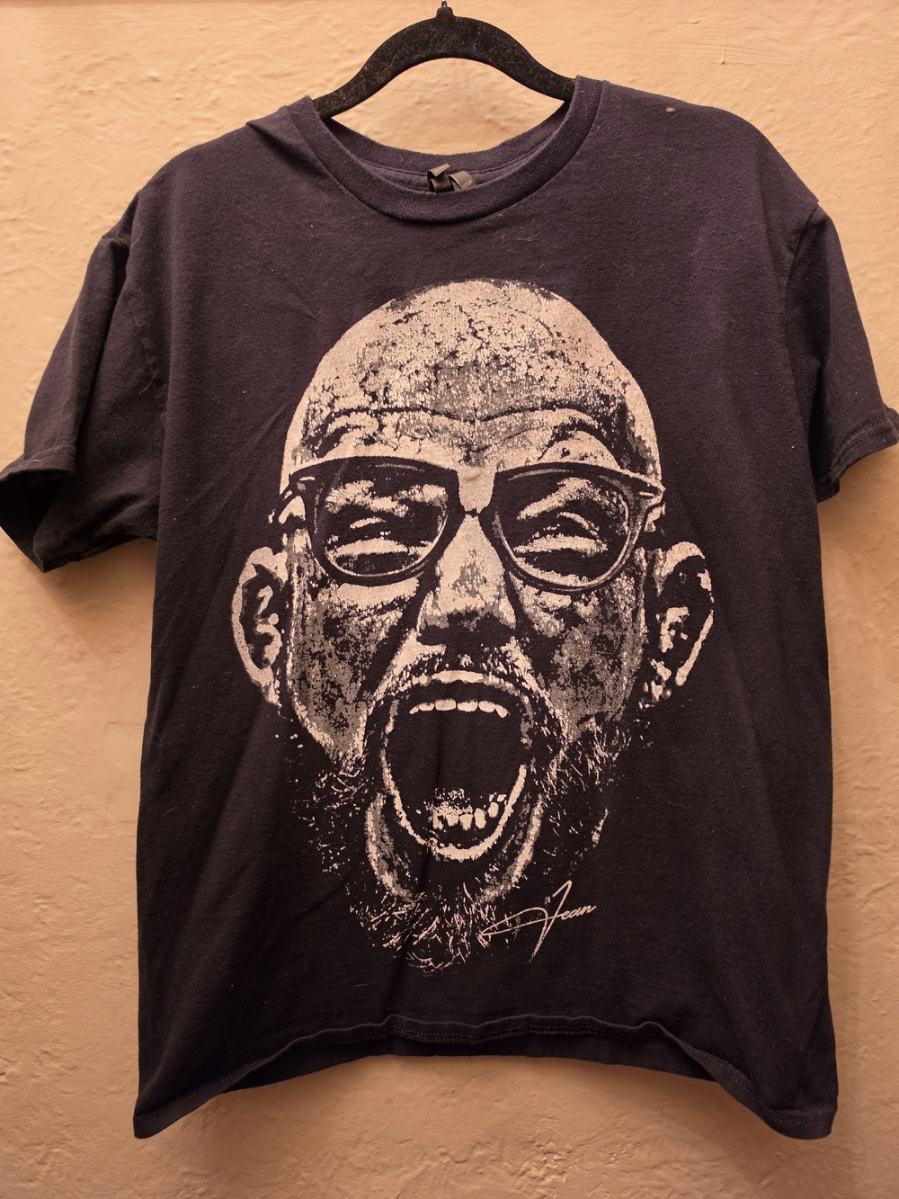 Jean Silva UFC MMA Gildan Ultra Cotton Black Graphic Fighter T-Shirt
